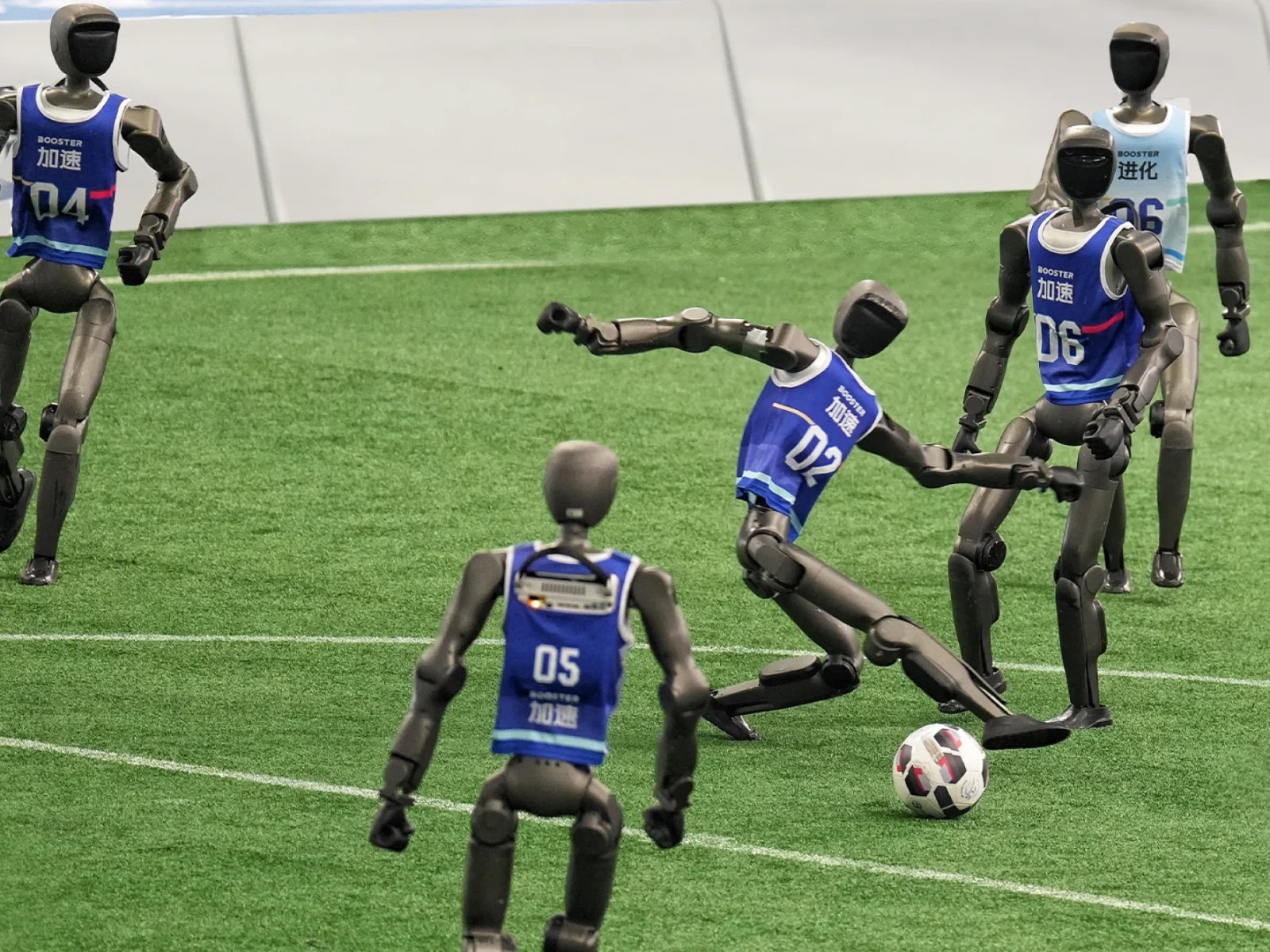 Robot football match