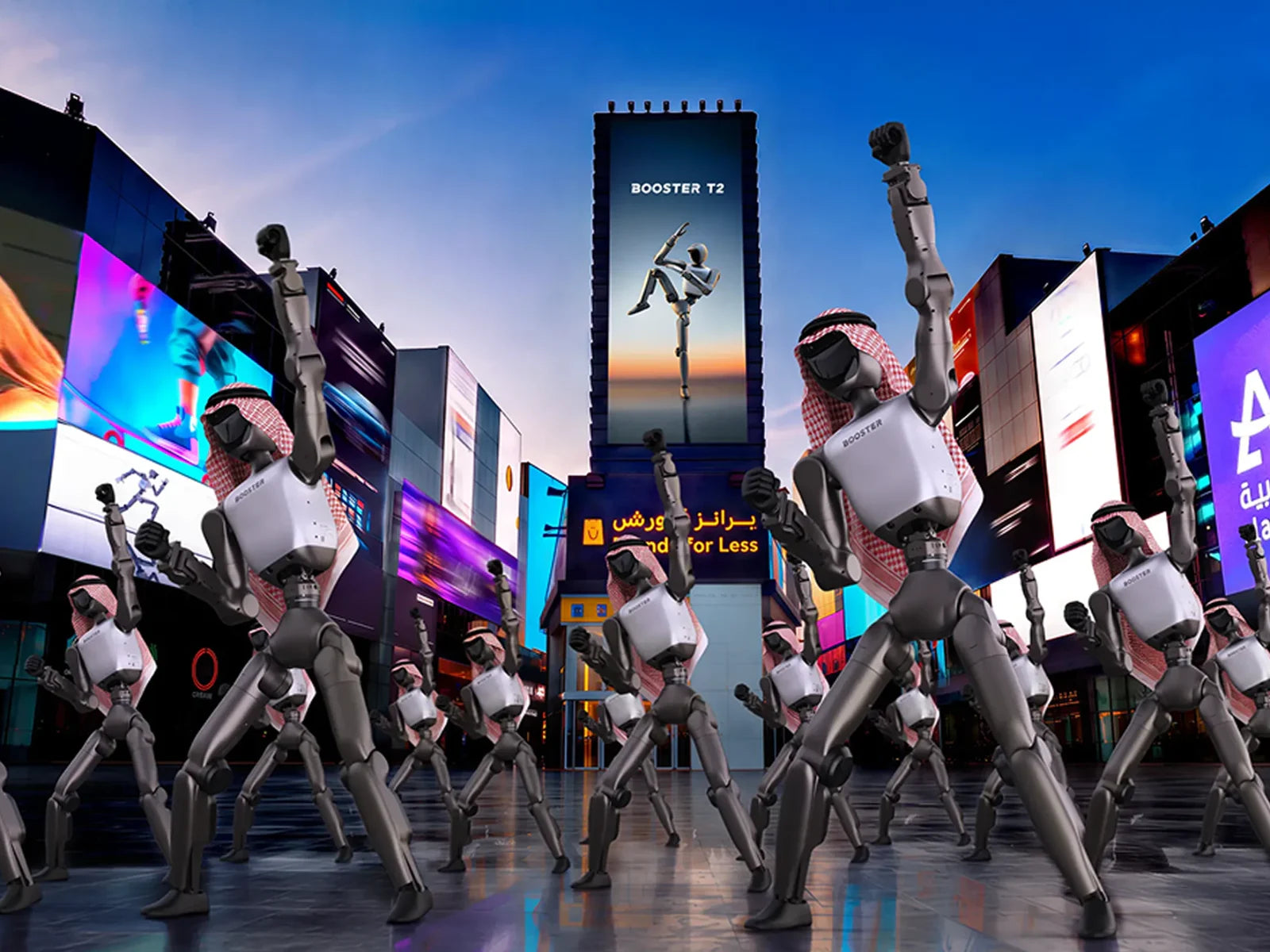 Group dance from the app